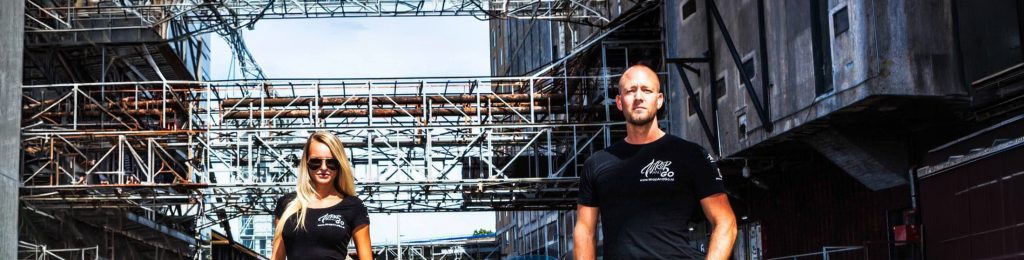 banner Martin en Michella voor Porsche