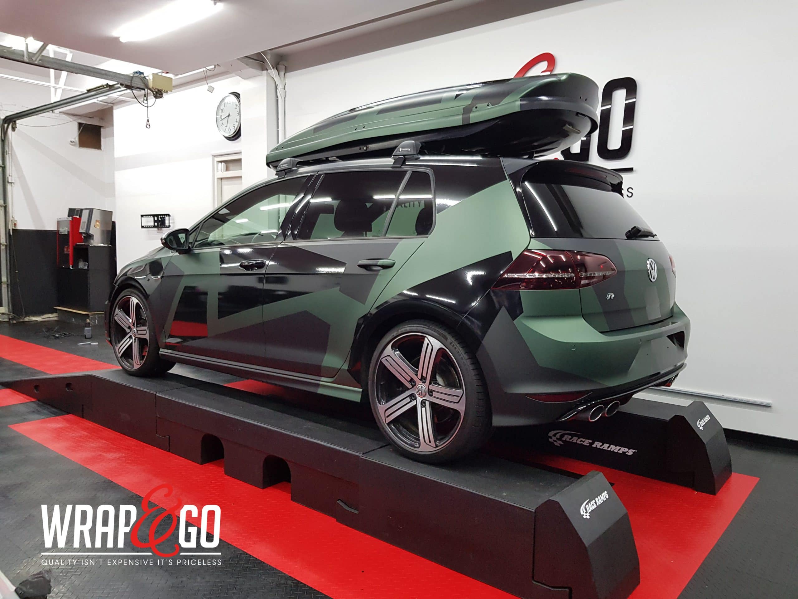 VW Golf 7 Camouflage | 3M Car Wrapper | WrapAndGo | De Lier