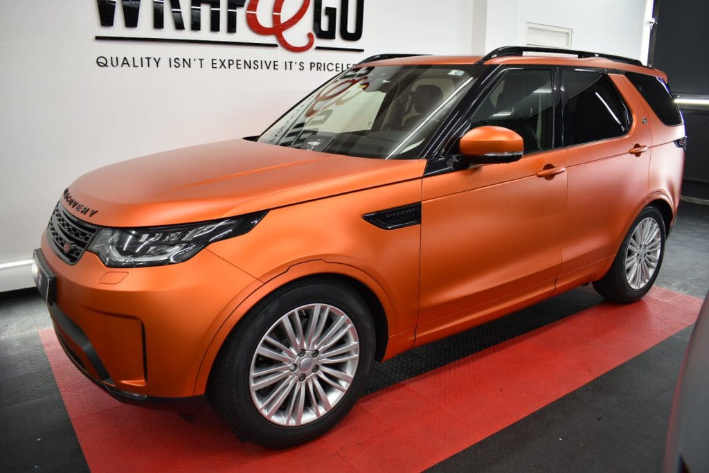 Land Rover Discovery Teckwrap Wild Orange Auto wrap