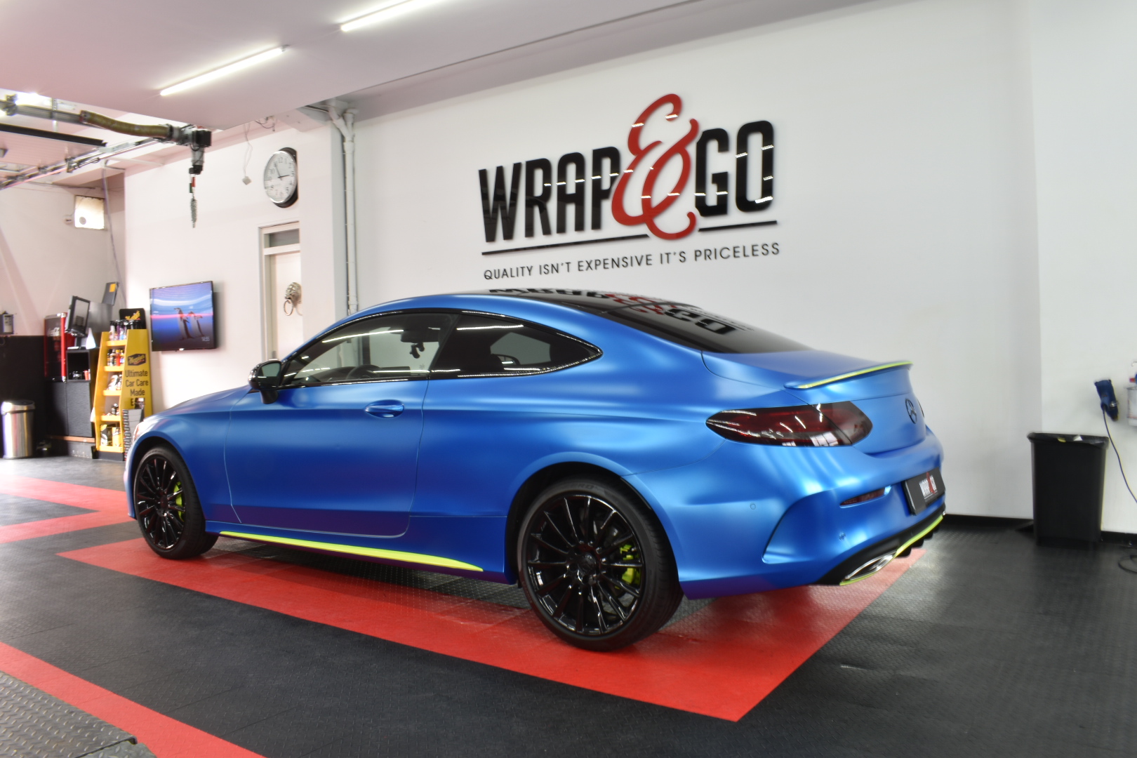 Mercedes C-Coupe, 3M Certified Car Wrapper, WrapAndGo