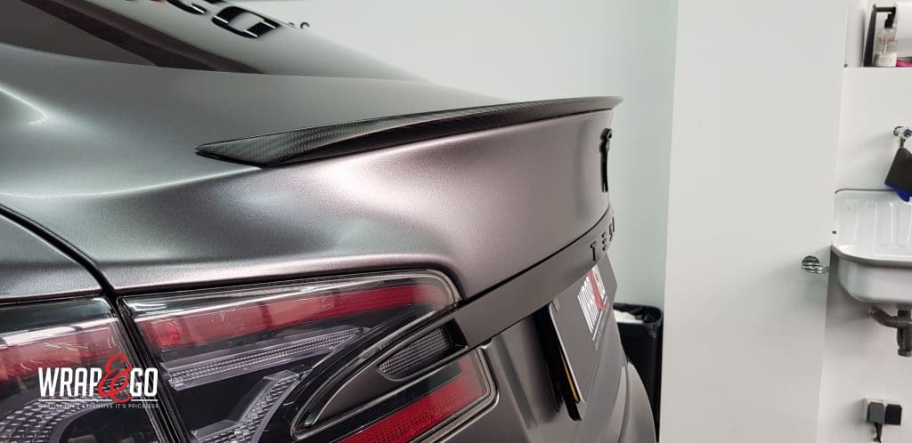 Model S carbon spoiler
