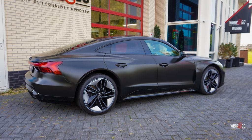 Audi e-Tron 3M Satin Black Wrap