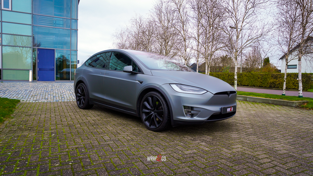 Tesla wrappen grijs