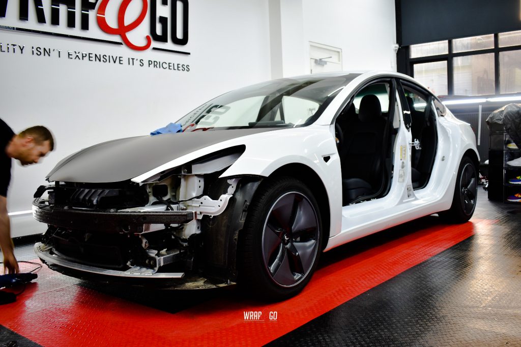 witte auto wrappen
