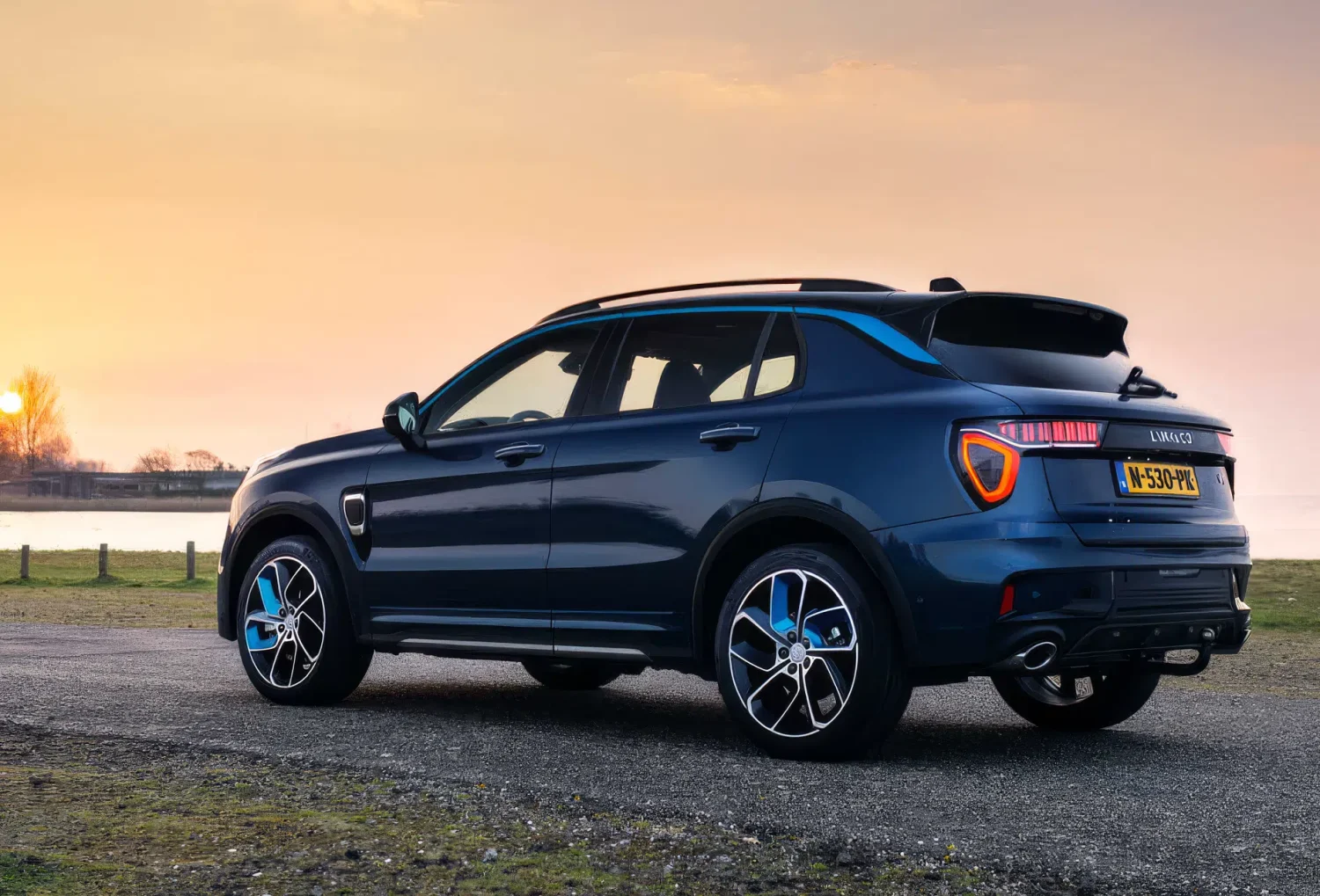 Lynk & Co blauwe delen verwijderen