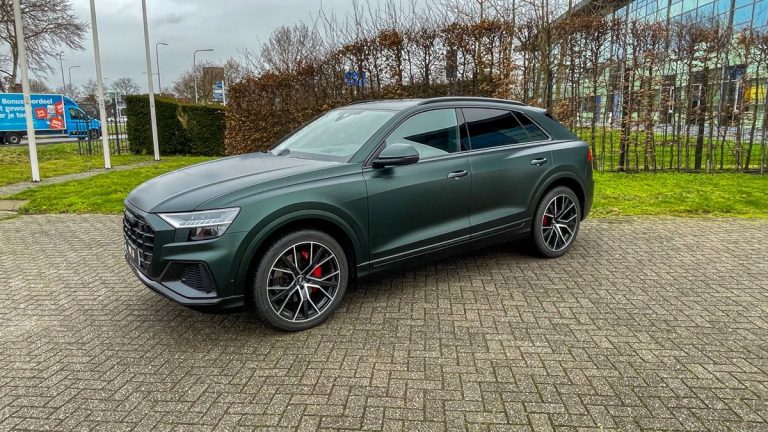Audi Q8 KPMF Matte Dark Sage wrap
