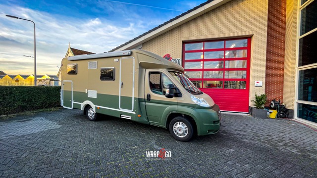 Fiat Ducato camper 3M Matte Military Green APA Desert Storm