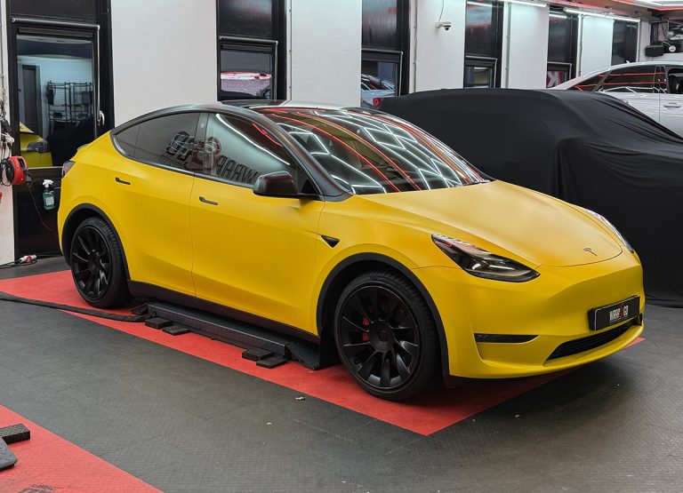 KPMF Sonic Yellow en 3M Satin Black