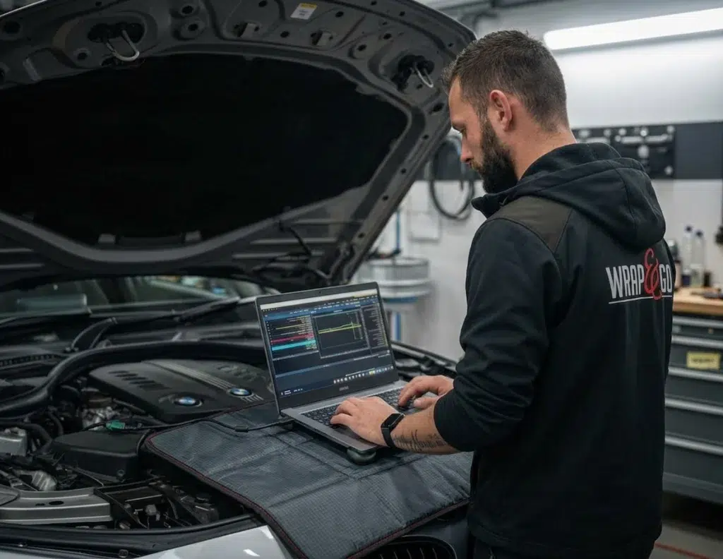 chiptuning met laptop
